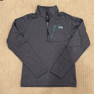 The North Face Men's Charcoal 1/4-Zip Jacket